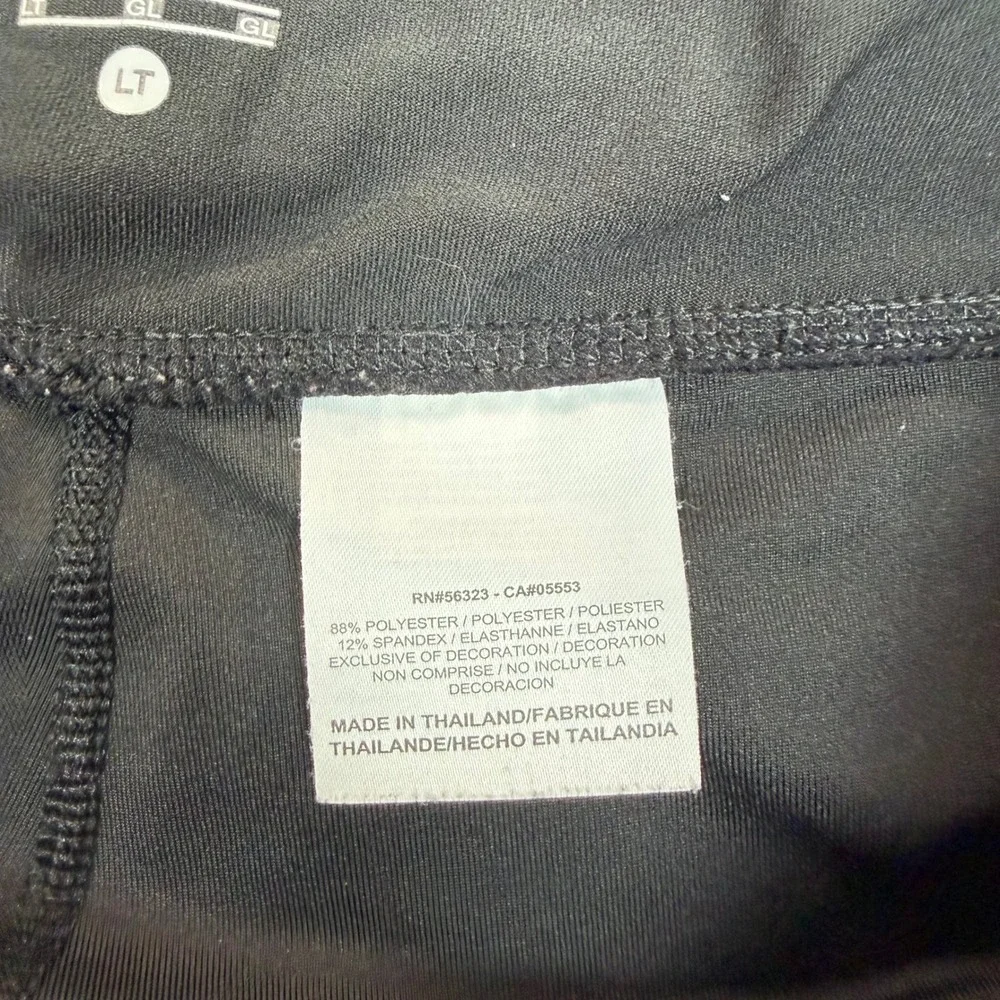 Nike Dri-FIT Womens Black Bootcut Yoga Pants Size Large Tall LT Stretch Gym